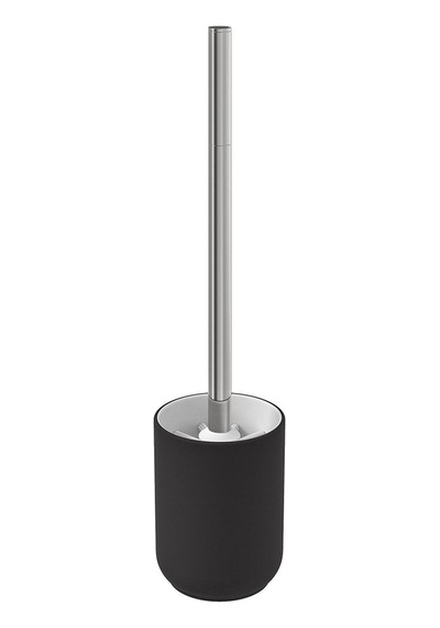 Modern Gri Tuvalet Fırçası 38 Cm - Şık Banyo Aksesuarı Gri Gri