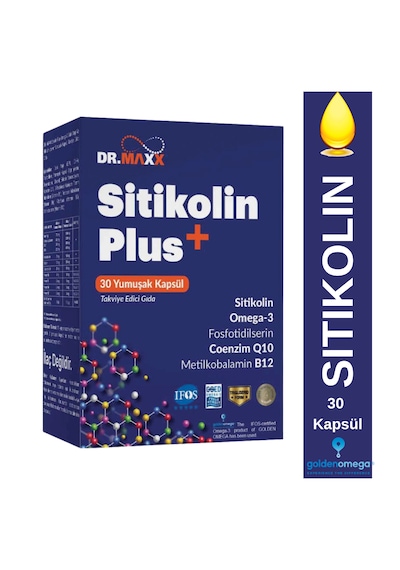Dr. Maxx Sitikolin Plus+ 30 Kapsül Sitikolin Ve Fosfolipid Kompleksi İçeren Takviye