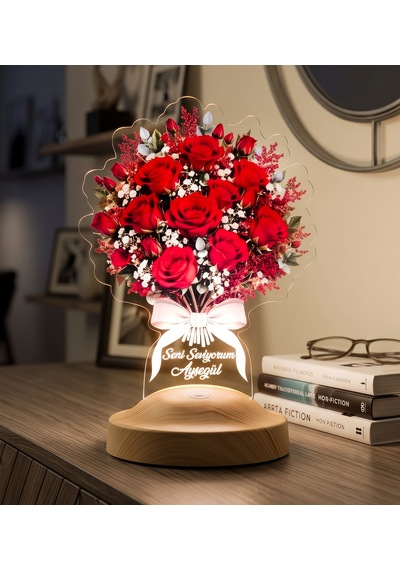 Kırmızı Güller Aşk Buketi Led Lamba Kişiye Özel Kadına, Eşe Ve Sevgiliye Romantik Hediye, Işıklı Solmayan Gül Çiçek Buketi Kırmızı Güller Buketi Kırmızı Güller Aşk Buketi Led Lamba Kişiye Özel Kadına, Eşe Ve Sevgiliye Romantik Hediye, Işıklı Solmayan Gül Çiçek Buketi Kırmızı Güller Buketi