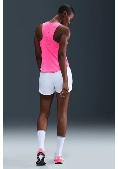 Nike Dri Fit Aeroswift Running Adv Singlet Tank Top Pink Lazer Kesim Koşu Atleti Pembe