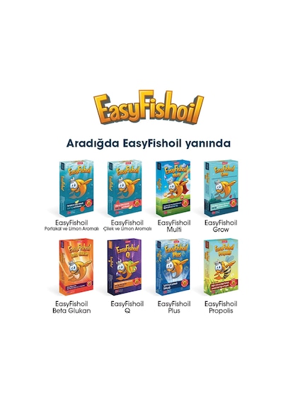 Easy Fish Oil Grow 30 Adet Çiğnenebilir Jel Form