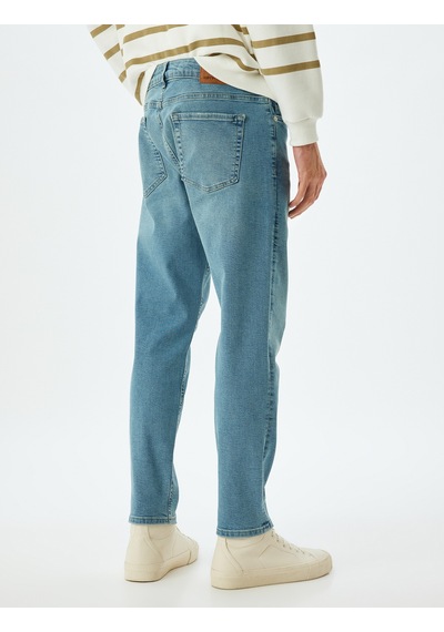 Koton Tapered Fit Jean Pantolon - Joe Jean Açık İndigo 5wam40126ıd Açık İndigo