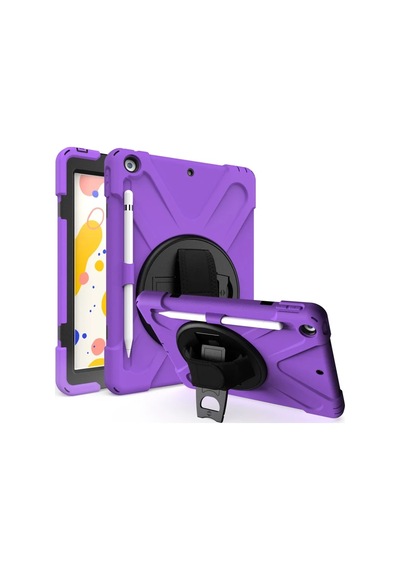 Apple İpad 5 Air 9.7 Kılıf Amazing Tablet Kapak - Mor Diğer