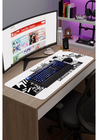 Hajime No Ippo Anime V5 - 90x40 Xxl Gaming Kauçuk Kaymaz Taban Mouse Pad Fare Altlığı