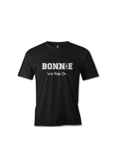 Bonnie And Clyde - Bonnie Siyah Erkek Tshirt