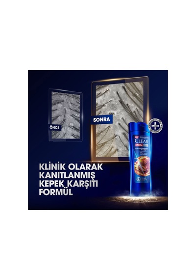 Men Kepeğe Karşı Etkili Şampuan Saç Dökülmesine Karşı 350 Ml X4
