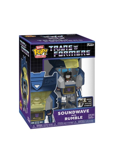 Bitty Bot Soundwave With Rumble Transformers
