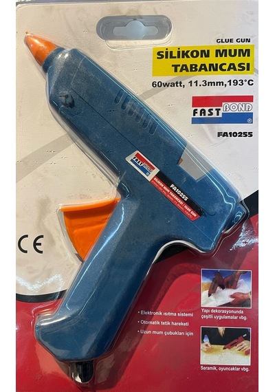 Sıcak Mum Silikon Tabancası, 60 W, 11.3 Mm Silikon İle Uyumlu , Fastbond 10255