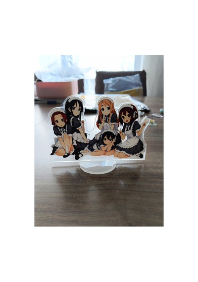 Owl Bag K-on Anime Desenli Tasarım Acrlyic Pleksi Figür 10 Cm