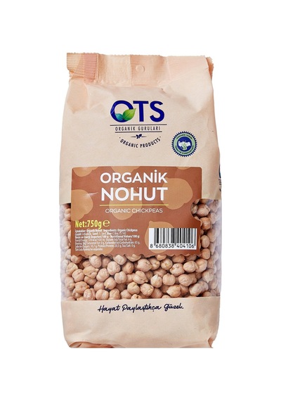 Ots Organik Nohut 750 G - 8 Adet Tarı