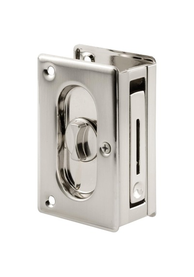 Prime-line Products N 7367 Pocket Door Privacy Lock With Pull, 7.6cm - 1.9cm, New
