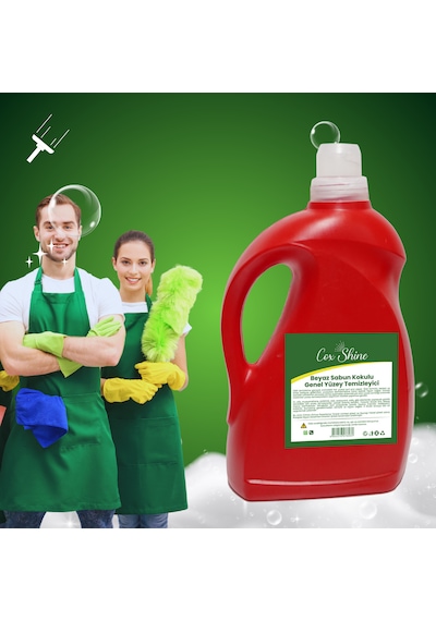 Cox Shine Beyaz Sabun Kokulu Yüzey Temizleyici Konsantre 2 Kg