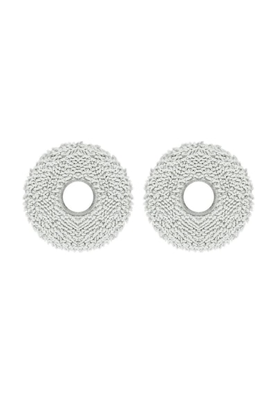 Robotfix Roborock Q Revo Curv Robot Süpürge Uyumlu 2'li Mop Bezi Model:rbf1548286-2 Gri
