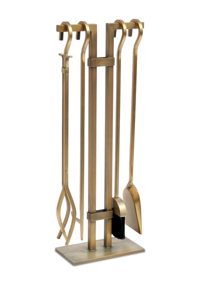 Somıneco 5 Li Lüx Ithal Antik Gold Patinalı Şömine-soba Maşa Takımı Aksesuar Seti Sg-018 Sku: Mırstk0756821a86