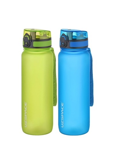 Uzspace Tritan Bpa'sız 25 CM Su Matarası 2'li Set 800 ML