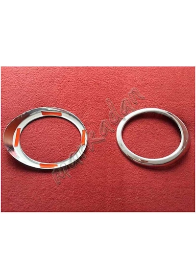 DB Chrome Fiat Doblo Sis Farı Çerçeve Nikelajı 2006-2012 2 Parça