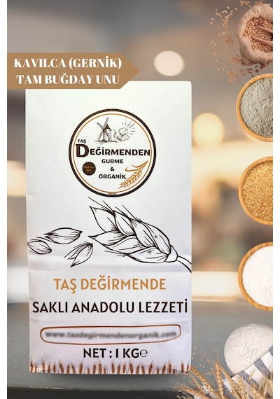 Kavılca Gernik Tam Buğday Unu - 1 Kilo