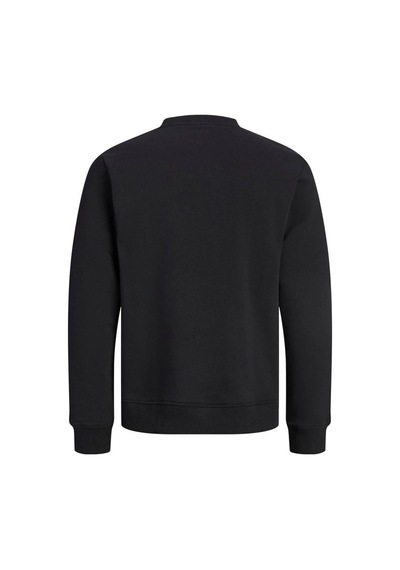 Jack & Jones Jack&jones 12298492 Jjaero Sweat Crew Neck Black Erkek Sweatshirt Siyah