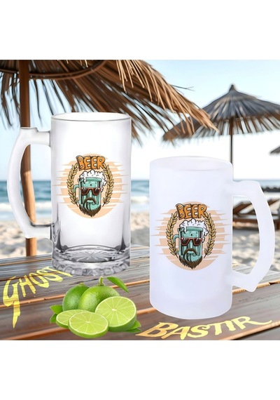 Beer Man Buzlu Ya Da Buzsuz Bira Bardağı 005