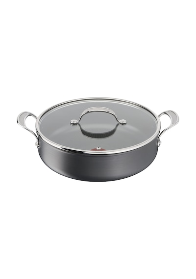 Tefal H9129943 Düz Tava, 30 Cm, Jamie Oliver, Sert Eloksal, Alüminyum, 5,4 Litre, Siyah
