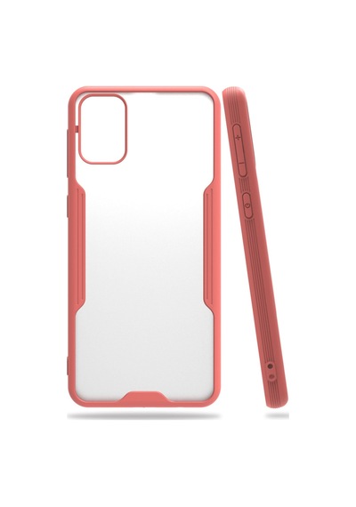Samsung Galaxy Uyumlu M31 Kılıf Platin Silikon - Pembe Bzsxx00 1