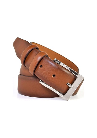 N Trend Kahverengi Hakiki Deri 4 Cm Casual Erkek Kemer Kahverengi