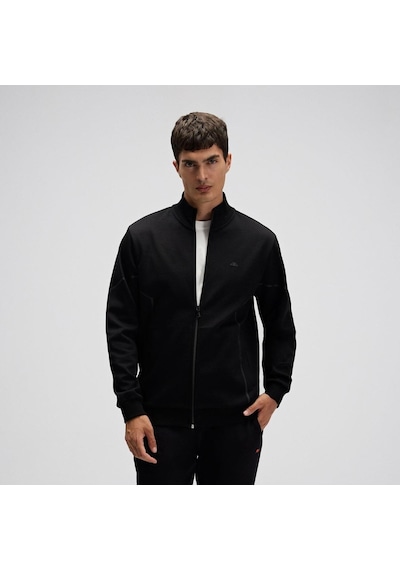 Ellesse Em545-bk Fermuarlı Erkek Sweatshirt - Siyah Siyah