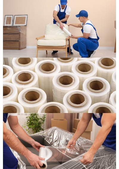 Pvc Streç Film Kutusuz 30 Cm X 300 M 9 Mic 20 Li Koli