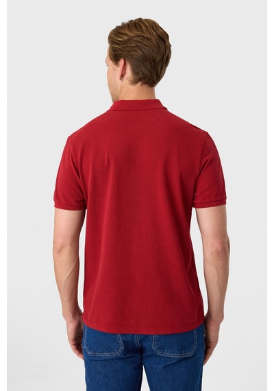 Back And Bond Regular Fit Kırmızı Polo Yaka Tişört