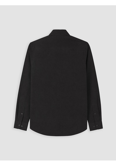Lcw Busıness Siyah Slim Fit Poplin Erkek Gömlek