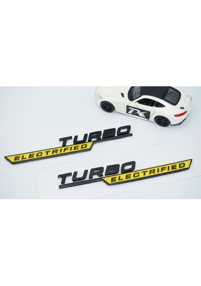 Dk Tuning Benz Turbo Electrified Çamurluk Yanı Sarı Logo Amblem
