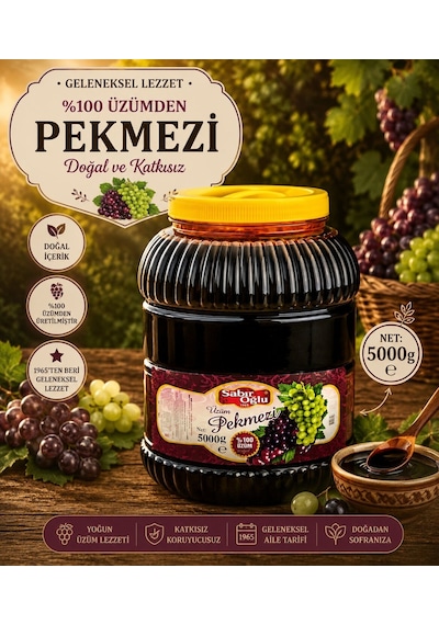Sabıroğlu Üzüm Pekmezi 5 KG