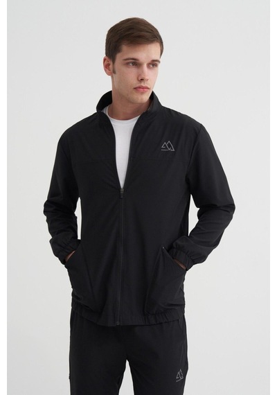 Cazador 5001 Erkek Fermuarlı Sweat Siyah