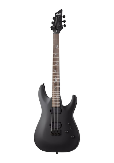 Schecter Damien-6 Elektro Gitar (Satin Black)