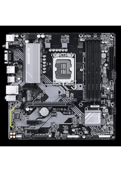 Gıgabyte B760m D3hp Wıfı6, 4xddr5, 2xm.2, Dp, Hdmı, Vga, Wi-fi 6e, Bluetooth V5.3, 12-13.14.nesil, L