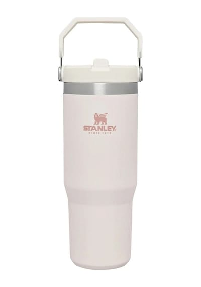 Stanley The Iceflow Flip Straw Pipetli Termos Bardak Gülkurusu  0.89 L