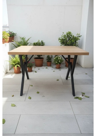 Double W Bahçe,yemek Masası,balkon Masası, Masa Takımı Doublew Masadb Ceviz