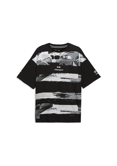 Puma Bmw Mms Lifestyle Tee Erkek Günlük Tişört 63480601 Siyah Siyah