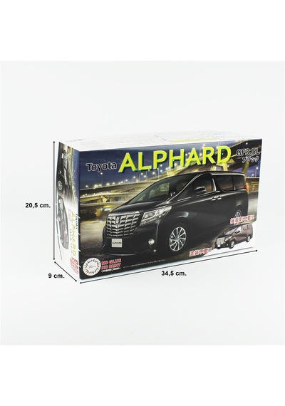 Fujimi C-nx-7 06607 1/24 Ölçek, Toyota Alphard Gf3.5l Black , Minibüs Plastik Model Kiti
