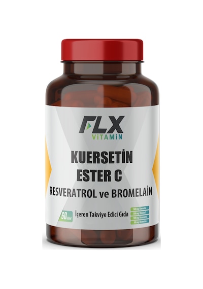 Quercetin Ester C Resveratrol Bromelain Vitamin D Magnezyum Aserola 60 Tablet
