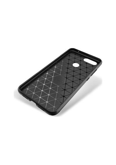 Xiaomi Mi 8 Lite Kılıf Zore Negro Silikon Kapak Lacivert