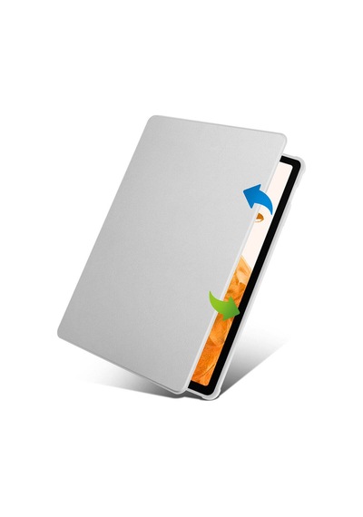 Zore Galaxy Tab S9 Plus Kılıf Uyumlu Termik Kalem Bölmeli Dönebilen Standlı Kılı Tablet Kılıfı