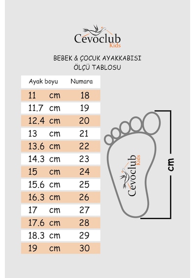 Cevoclub Kids Hakiki Deri Cırtlı İlkadım Ayakkabı Pudra Cv-469