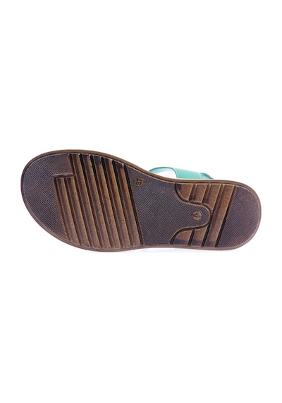 Dgn 017-23y Kadin Sirali Bantli Cirtli Sandalet 017-2132-R0438 Yeşil