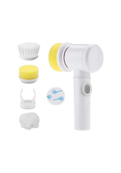 Sn-20457 Çok Fonksiyonlu Banyo Mutfak Lavabo Şarjlı Temizlik Fırçası Renkli