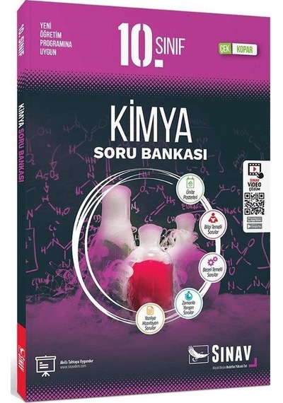 10.Sınıf Kimya Soru Bankası -  Sınav Dergisi Yayınları