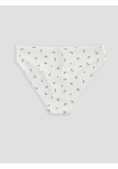Lcw Dream Ekru Çiçekli Bikini Külot 2'li
