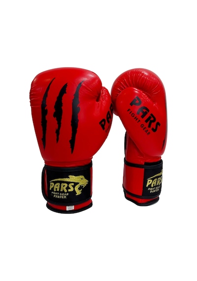 Pars Panter Boks Kick Boks Muay Thai Eldiveni Kırmızı