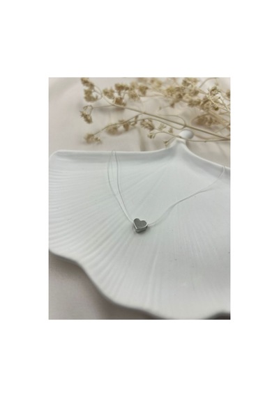 Lunarie Gümüş Mini Kalp Kolye Minimalist Kararmaz Antialerjik