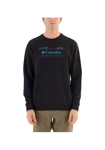Columbia Cs0329 Csc M Nature And Back Crew Sweatshırt Siyah-siyah Siyah